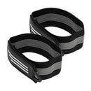 2pcs Bike Bicycle Elastic Reflective Ankle Leg Bind Wrist Safety Band Pant Strap