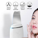 4In1 Ion Ultrasonic Skin Scrubber Face Spatula Cleaner Blackhead Comedones