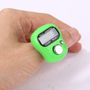 Mini Finger Counter LCD Electronic Digital Counter Range 0-99999 (Green)