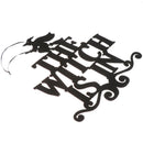 Halloween The Witch Is In Sign Non-woven Witch Hanging On Party Decoration FT
