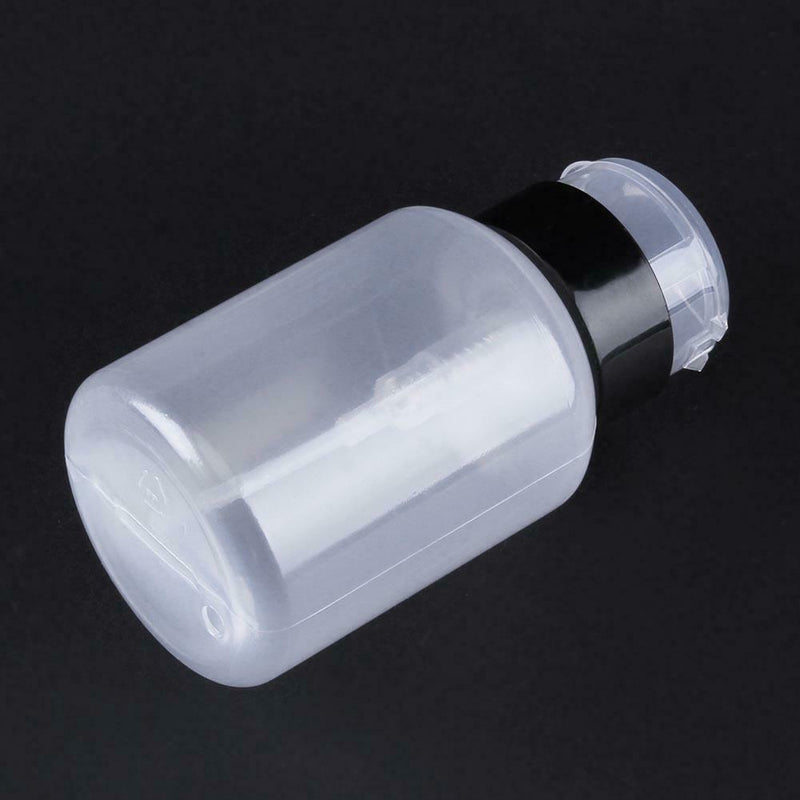 220ml High-Capacity Empty Pump Refillable Nail Polish Remover Bottles Tools