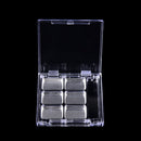 Empty 6Square Grid Eyeshadow Lipstick   Box Case Cosmetic Packing+PaletteLJ