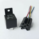 12V Automotive Changeover Relay 40A 5-pin Conversion Type With Socket Holder