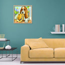 5D DIY Full Drill Diamond Painting Dog Cross Stitch Embroidery Craft Kit