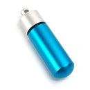 Aviation Aluminum Waterproof Bottle Outdoor Medicine Seal Capsule (Blue)