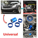 Aluminum Alloy Car Air Intake Turbonator Double Fan Turbine Turbo Gas Fuel-Saver