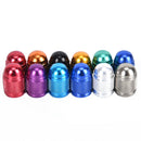 4XAluminum Bullet Bicycle Car Truck Air Port Cover Tire Wheel Valve Stem Caps Hn