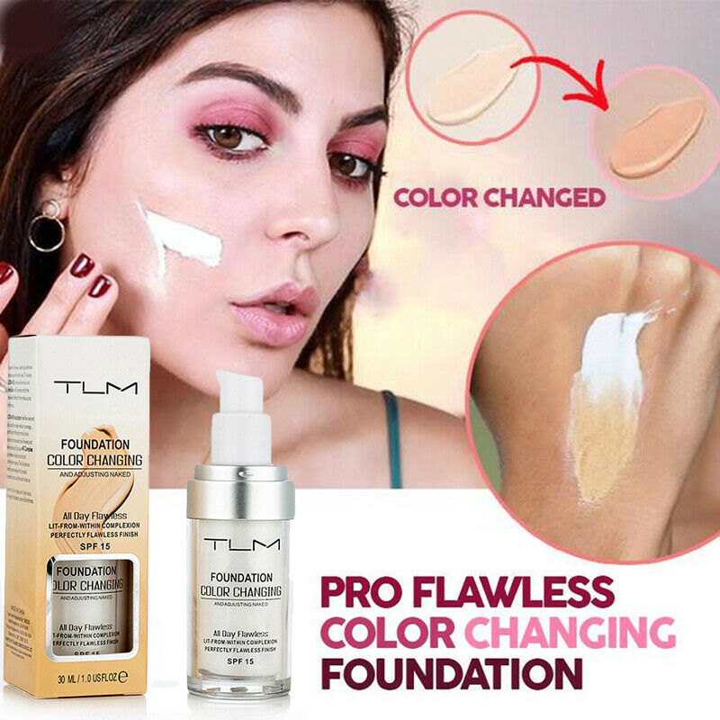 Magic Color Changing Foundation Concealer TLM Makeup Change To Your Skin Tone