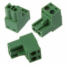 20 Sets AWG 12-24 300V 10A 5.08mm Pitch PCB Screw Terminal Block Connector  M1X8