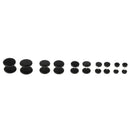 10Pcs Acrylic Flesh Plug Earring Stud Ear Stretcher Piercing Cheater Tunnel 16G