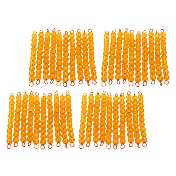 40 Pieces Of Montessori 10 Pieces Of Ten Pearls Children
