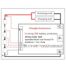 14S 52V 35A Li-Ion Lipolymer Battery Protection Board BMS PCB Board for E-BiI1H4
