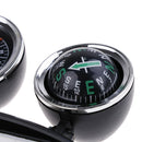 2 in 1 Guide Ball Car Compass Thermometer Car Ornaments Direction Dashboard B n+