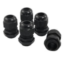 Hot 1Bag 5pcs PG11 Waterproof Connector Gland Dia. 5-10mm Cable Black FT