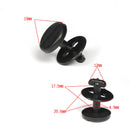 10x Floor Carpet Mat Clips Rivets Retainer Clips For BMW E46/318I/325I/X3 Black