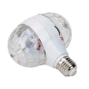 100-240V E27 3W Double-head RGB LED Bulb Rotating Crystal Magic Ball Stage Light