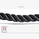 27.6'' Gym Tricep Rope Handle Rubber Pull Down Bicep Cable Attachment Exercises