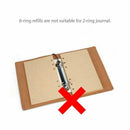Refillable Craft Paper Perfect Premium PU Leather Classic Embossed Travel J O8S5