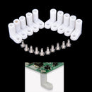 40pcs fixed plastic PCB mounting feet 20mm L type feet with Screws LJ