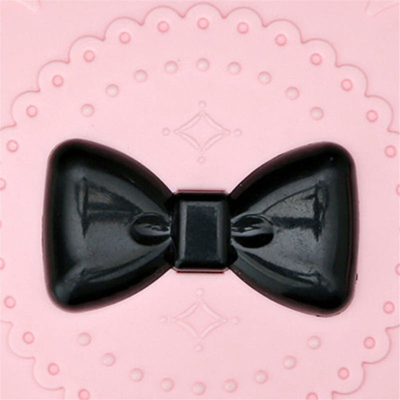 Cute Bow Fairy Ribbon False Eyelash Protect Shape Case Container Pink Box Lov`US