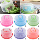 Plastic Cake Carrier Airtight Container For Cake, Cupcakes, Dessert Pink