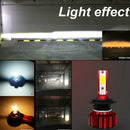 1Pcs Q1 car led Headlight Car Auto Bulbs 50W 6000LM 6000K HID Fog Bulbs hfr TIR