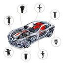 456 Pcs Car Retainer Clips Plastic Fasteners Kit with Fastener Remover, 19  F4M4