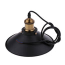 Black Ceiling Lamp Shade, Industrial Retro Hanging Light Metal Chandelier