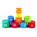 9PCS Early Education Baby Figures Toys Folding Stack Educational Cup Tower Z0U3