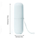 Portable Toothpaste Toothbrush Holder Case Non-Slip Strip Germproof Storage D8Q1