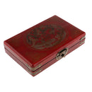 9 Column Abacus Soroban Winding Device Calculating Tool With Wooden Case