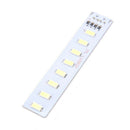 1pc 8 SMD LED PCB Short Rectangle Light Source Aluminum Plate For USB Lighting3C