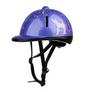 Children Kids Adjustable Horse Riding Hat/Helmet Head Protective Gear - Pur
