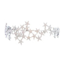 Fashion Luxury Crystal Star Hair Band Retro Rhinestone Bridal Tiara Crown H