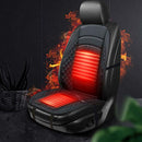 Black Universal Car Heated Seat Cushion Hot Cover Auto Heater Warmer Pad Comfort
