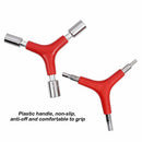 2 pieces / set S Size 4/5/6/8/9/10 mm Bicycle of the bicycle 3-way (Y-type)