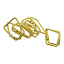 10pc Brass Sturdy Screw Lock Clasp For Key Chain Key  Outdoor Sports Bag