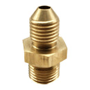 1/2-20 UNF Male to AN4 Male NPT Pipe Adapter Fitting 4 AN Bare Brass