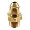 1/2-20 UNF Male to AN4 Male NPT Pipe Adapter Fitting 4 AN Bare Brass