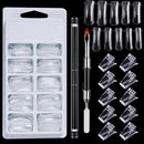 False Nail Tips Set Full Cover Quick Building Beginners DIY Manicure Artificial