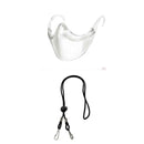 5Pcs Transparent Face Shield Anti-Fog Anti-Dust Outdoor Safety Mouth Cover