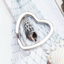 20Pcs Heart-Shaped Split Rings Key Rings F7T1