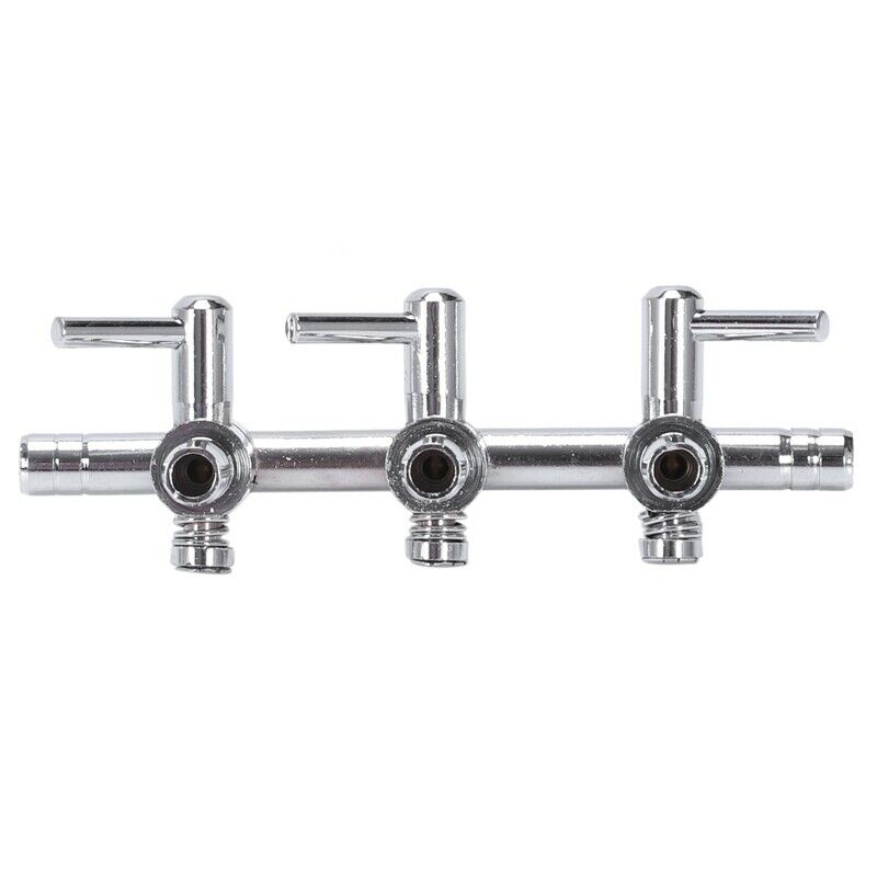 5mm pipe diameter 3way output aquarium airflow control lever pump valve