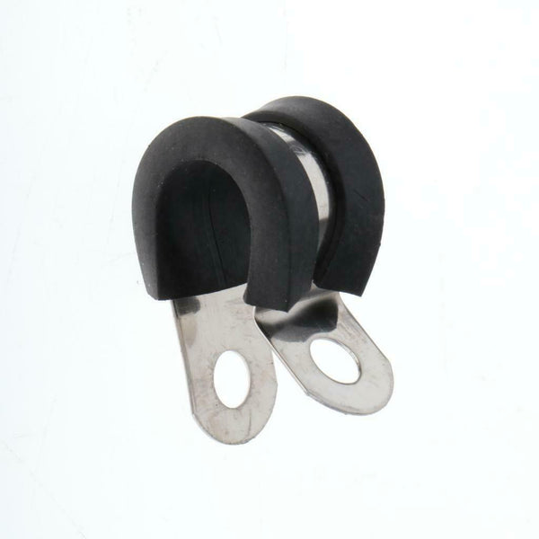 10 Pieces 1/2" Dia P Tube Clips Hose Pipe Clamp P Type Marine Grade 13x36mm