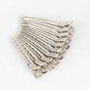 10pcs Hair Clips Hair Stainless Steel Hairdressing Sectioning Clips Clamp
