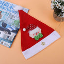 Christmas Santa Claus Pattern Party Christmas Hat Red Christmas Supplies