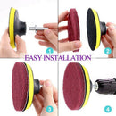 16Pcs 5Inch 3 Different Color Scrubbing Pads Drill Powered Brush Tile Scrub Z9B2