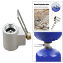Gas Refill Adapter Outdoor Gas Tank Inflation Valve Flat Gas Tank Recharge