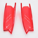 2pcs Red  Unisex Mohawk  Horns Accessories Racing Dirtbike With Tapes