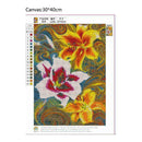 5D DIY Full Drill Diamond Mosaic Painting Cross Stitch Flowers Embroidery